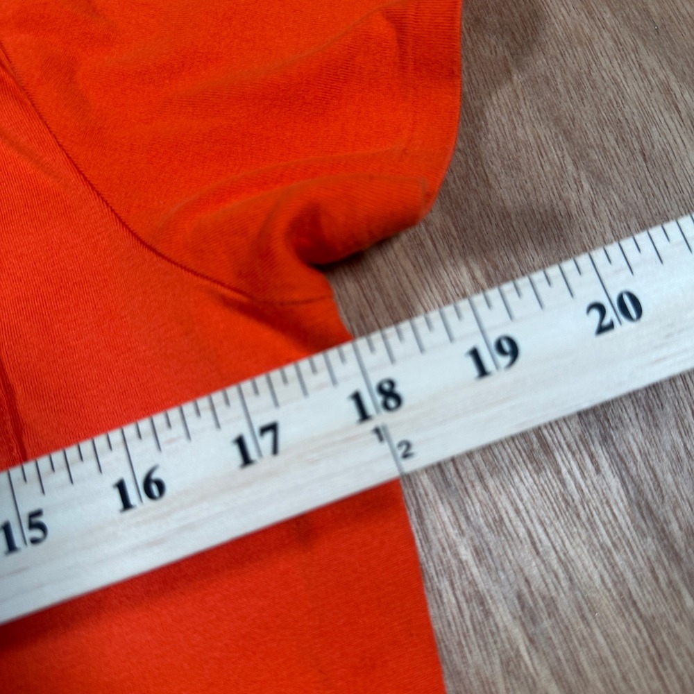 Ralph Lauren Golf Polo Shirt Women L Orange Tailored Fit Cotton Short Sleeve